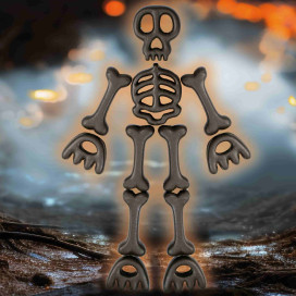 Snack chien Fright Squelette : 98 grammes