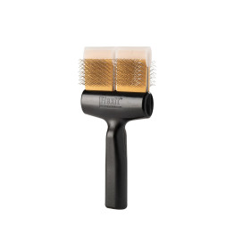 Brosse FlexIT Twins doré picots souples : double FLEXIT