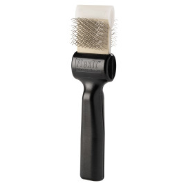 Brosse FlexIT Twins argent picots durs : simple FLEXIT