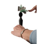 Brosse FlexIT Twins finition verte picots souples