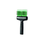 Brosse FlexIT Twins finition verte picots souples : double