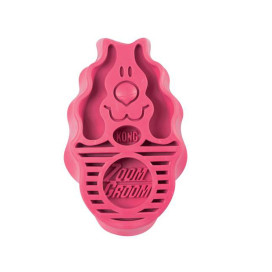 Brosse KONG®  "Zoom Groom" pour chien Couleur : Rouge